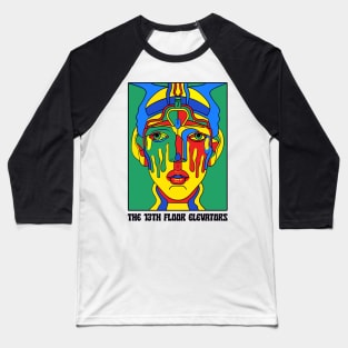 The 13th Floor Elevators -- Original Fan Art Baseball T-Shirt